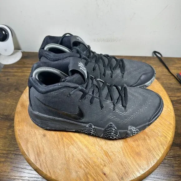 Nike | Shoes | Nike Kyrie 4 Blackout Basketball Mens Size 8  display picture 1